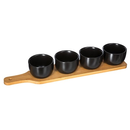 SET APERITIF BAMBOU NOIR LONGUEUR 41