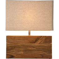 LAMPE A POSER RECTANGULAIRE WOOD NATURE